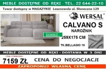 WERSAL - CALVANO NAROŻNIK S PRAWY TK.BELLAGIO 16